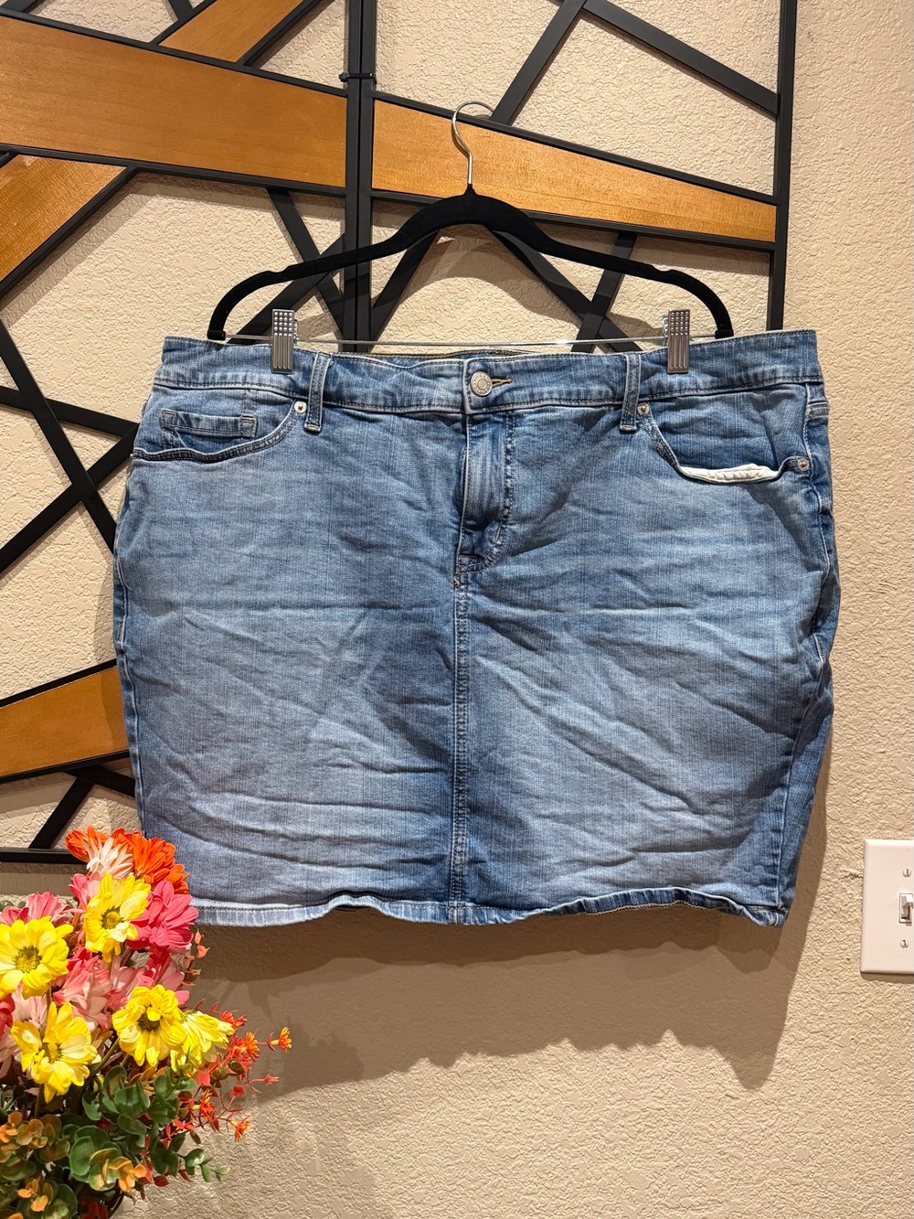 torrid Light Blue Denim Skirt